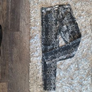 Zara Snakeskin jeans 4